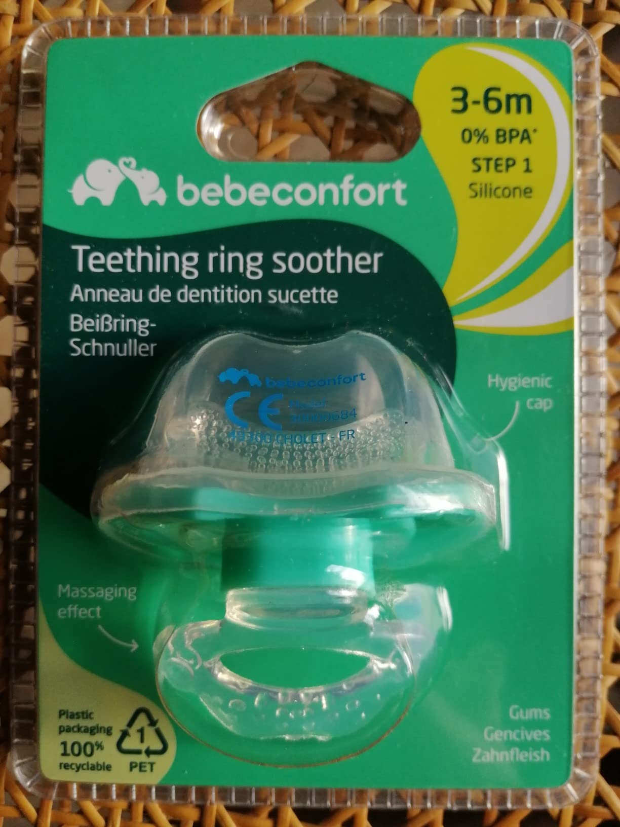 Bebé Confort Succhietto Massaggiagengive con Scatolina senza BPA