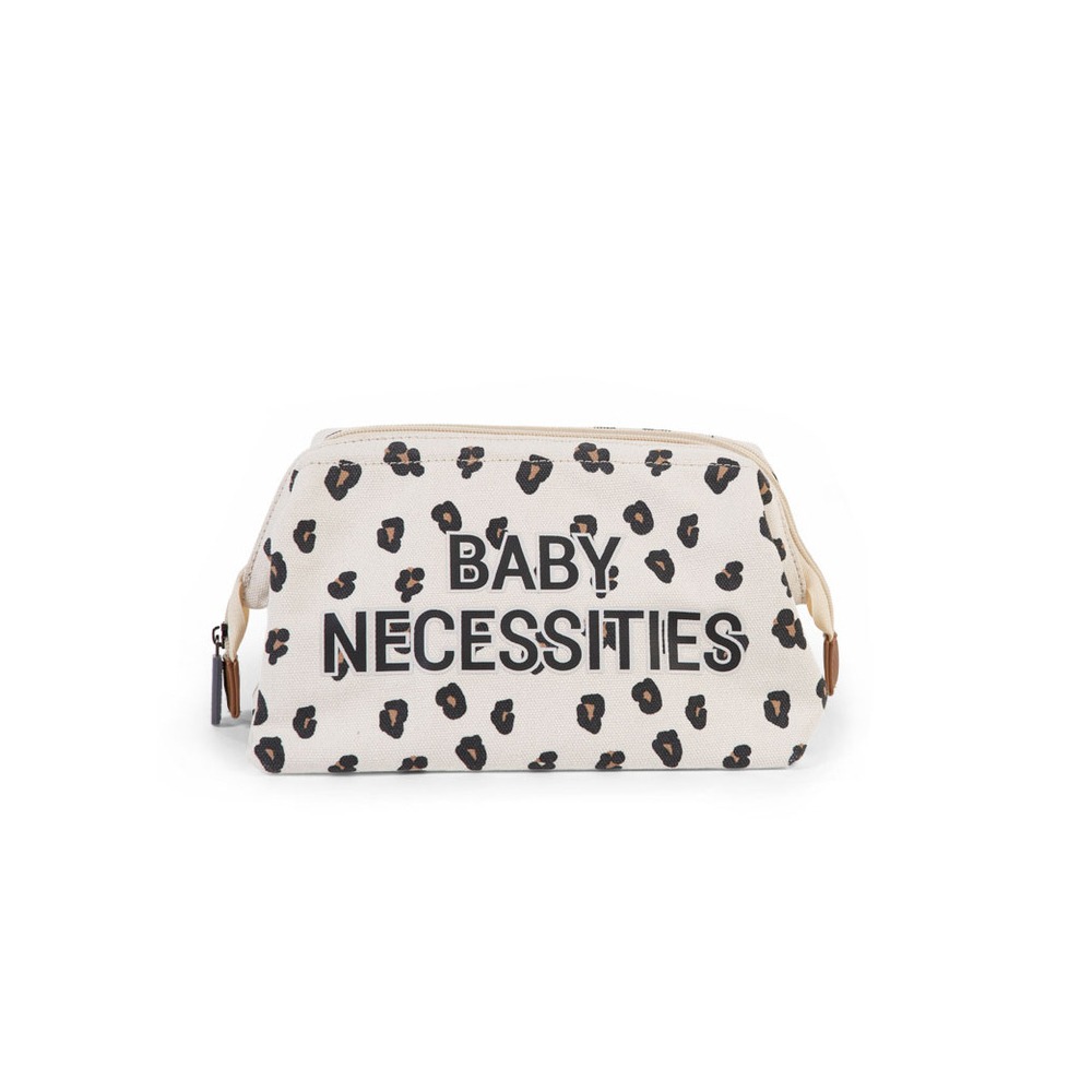 Childhome Baby Necessities beauty case leopardato 25x13cm