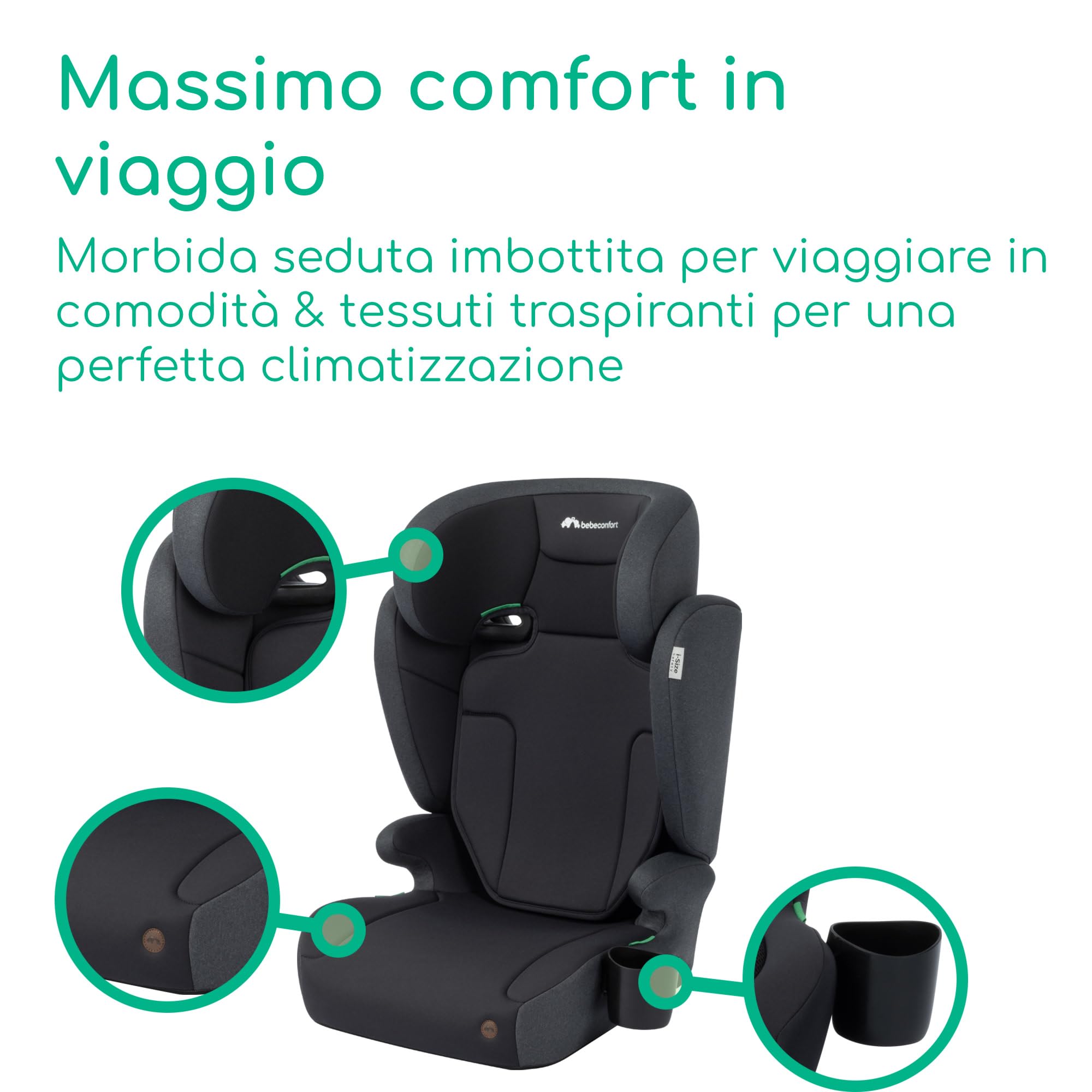 Bébé Confort Ride i-Safe seggiolino auto 100-150 cm nero