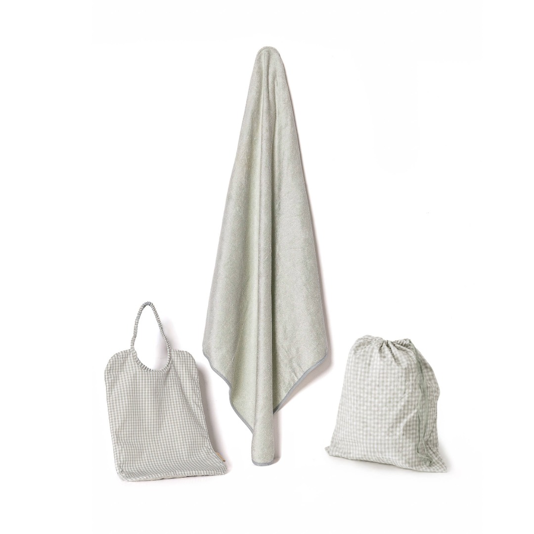 Bamboom Set Asilo 3 pz set scuola in bambù organico