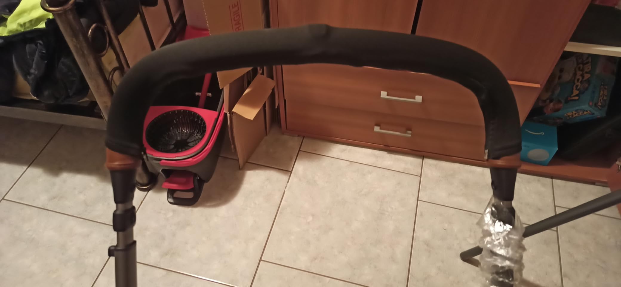 Jané coprimaniglione passeggino manico unico nero