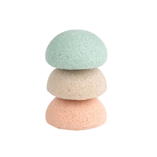 Jané Spugna Konjac Neonato Bagnetto x3 Pelli Sensibili
