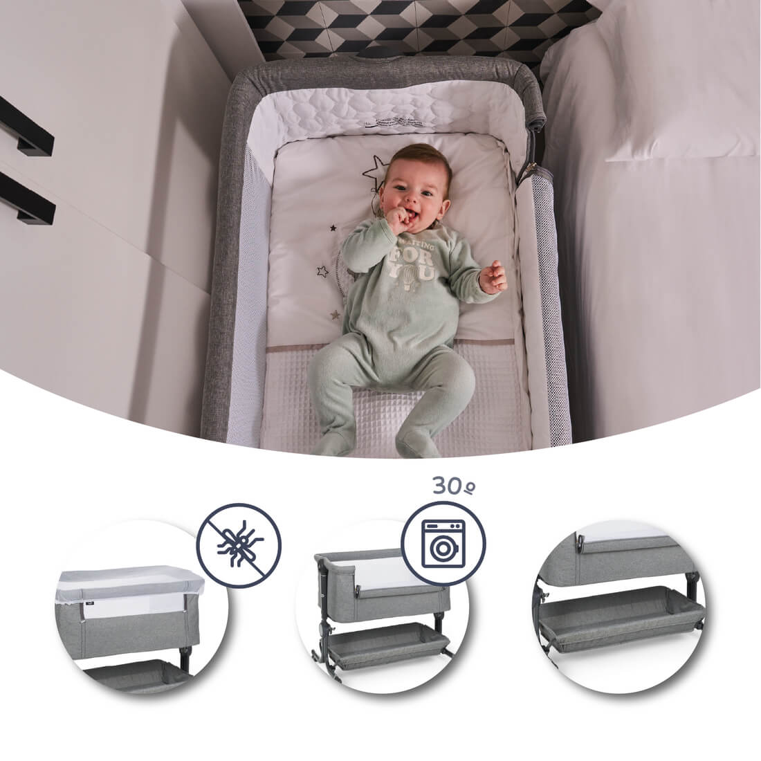 Innovaciones MS Comfy Mini culla co-sleeping