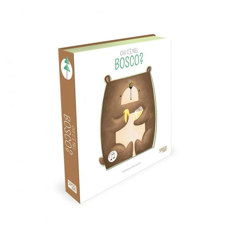 Sassi Chi c’è nel Bosco libro sonoro 2 anni