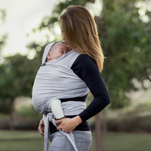 Suavinex Baby Wrap fascia portabebe grigia ergonomica