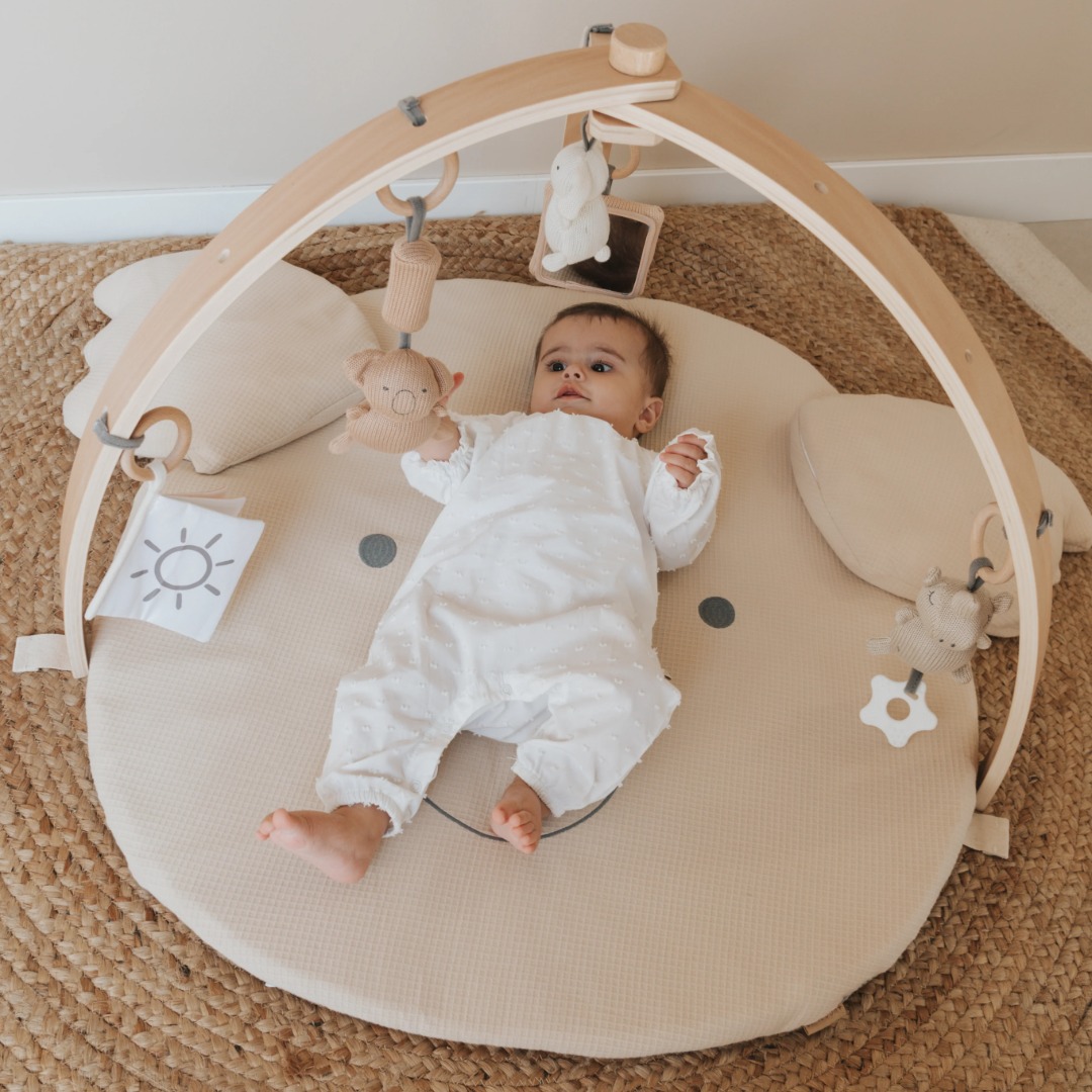 Bamboom tappeto gioco neonato sensoriale tummy time