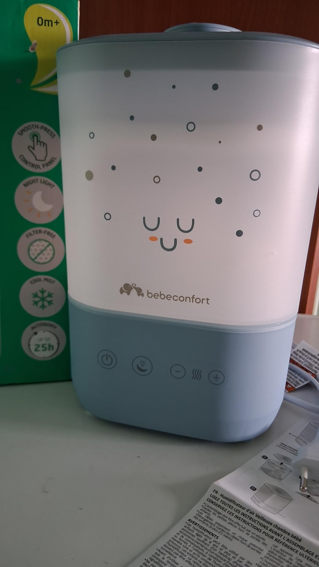 Bebé Confort Cool-Mist umidificatore ambiente blu 2,1 L
