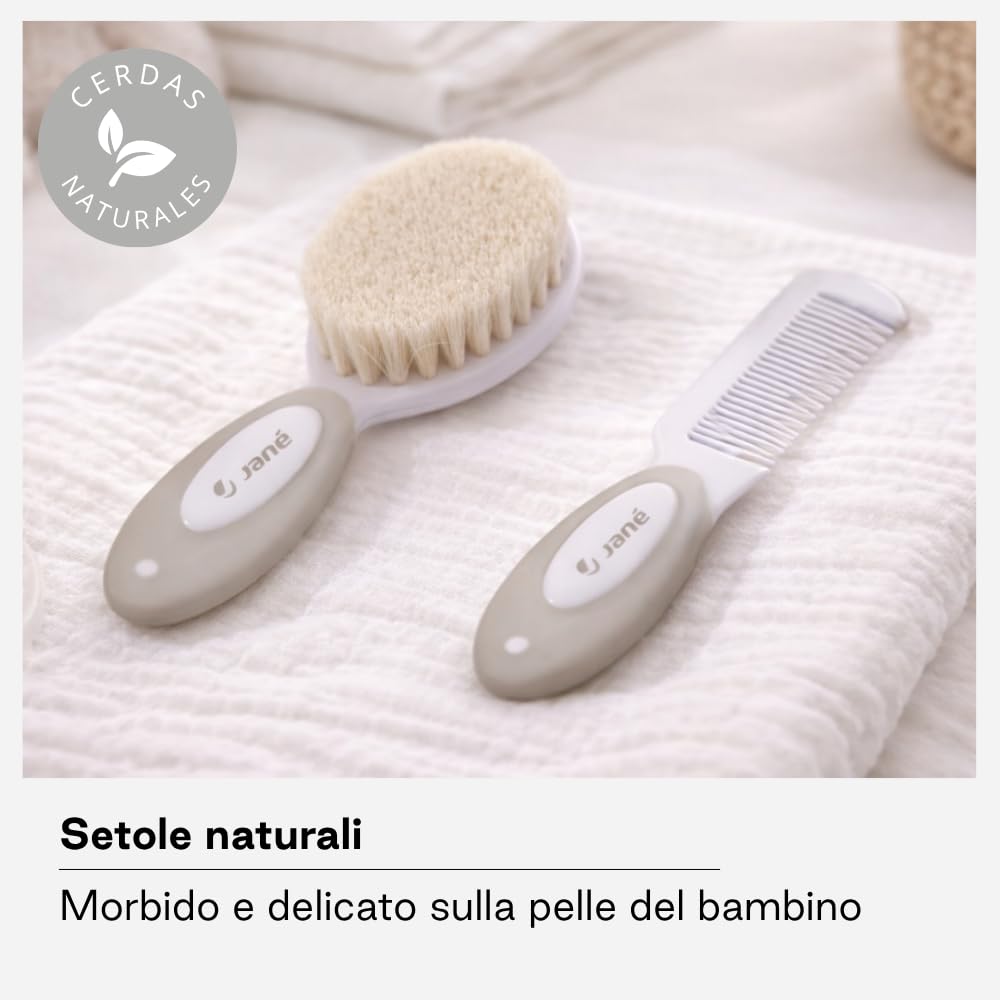 Jané set igiene bambino 8 pezzi beige
