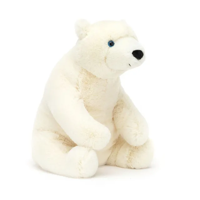 Jellycat Elwin Small peluche orso polare bianco morbido