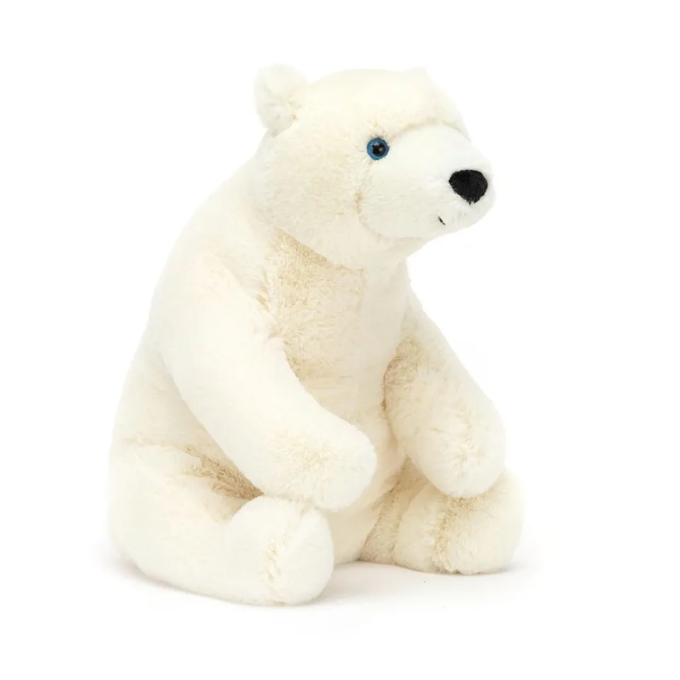 Jellycat Elwin Small peluche orso polare bianco morbido