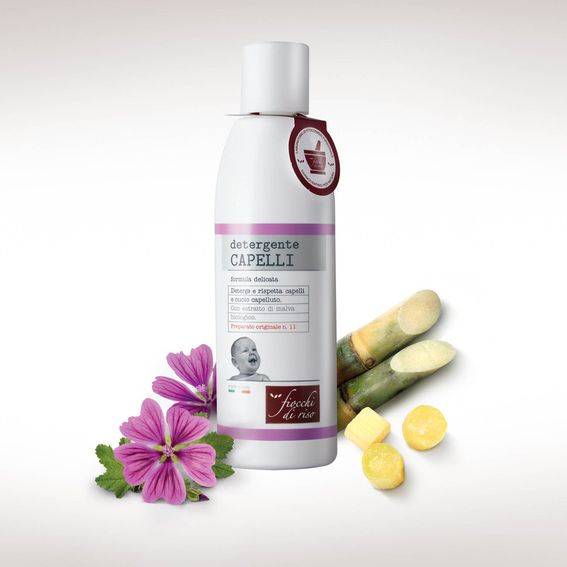 Fiocchi di Riso Detergente Capelli bimbo 200 ml delicato