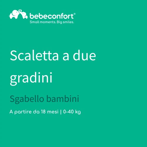 Bebé Confort Scaletta Due Gradini Bianco Lime 40 kg