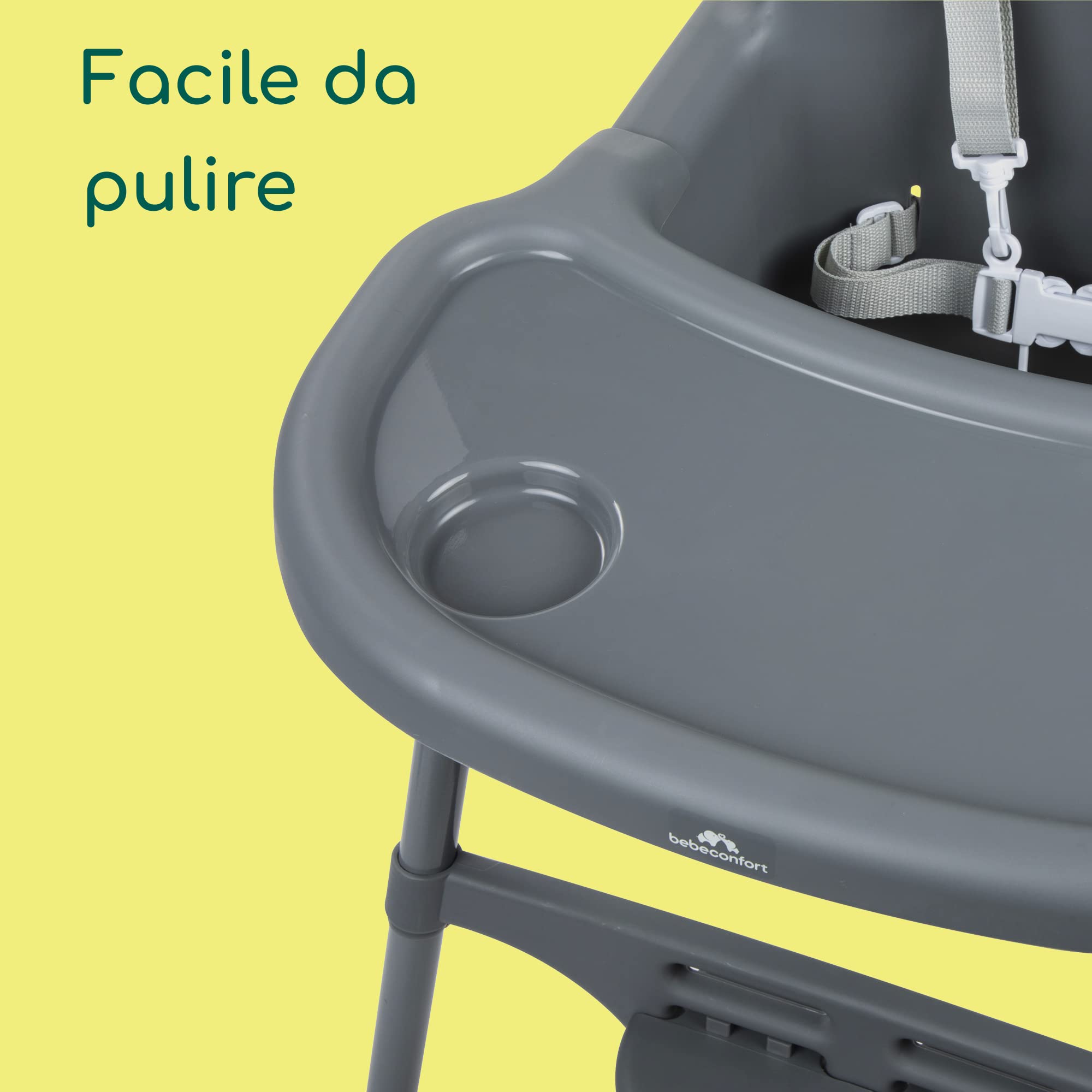 Bebé Confort Meely Seggiolone Pappa Dark Grey 2 in 1