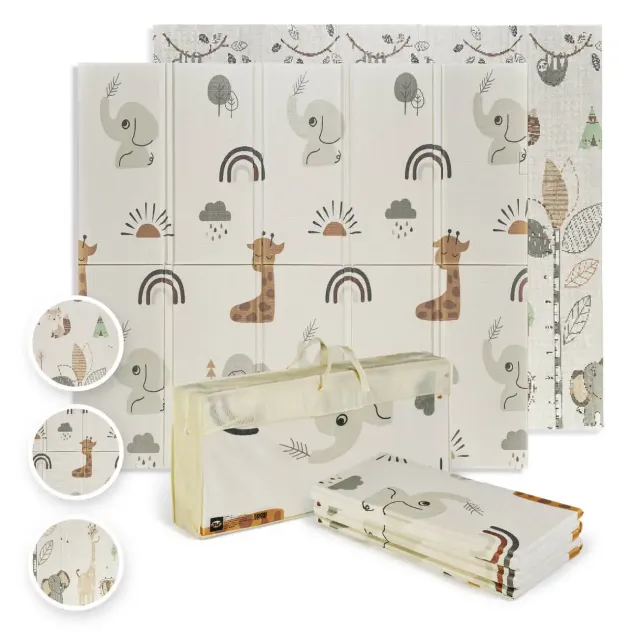Innovaciones MS Fancy tappetino gioco imbottito reversibile