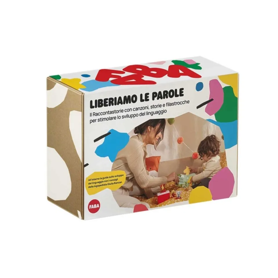 Faba Liberiamo le parole kit raccontastorie con 2 personaggi