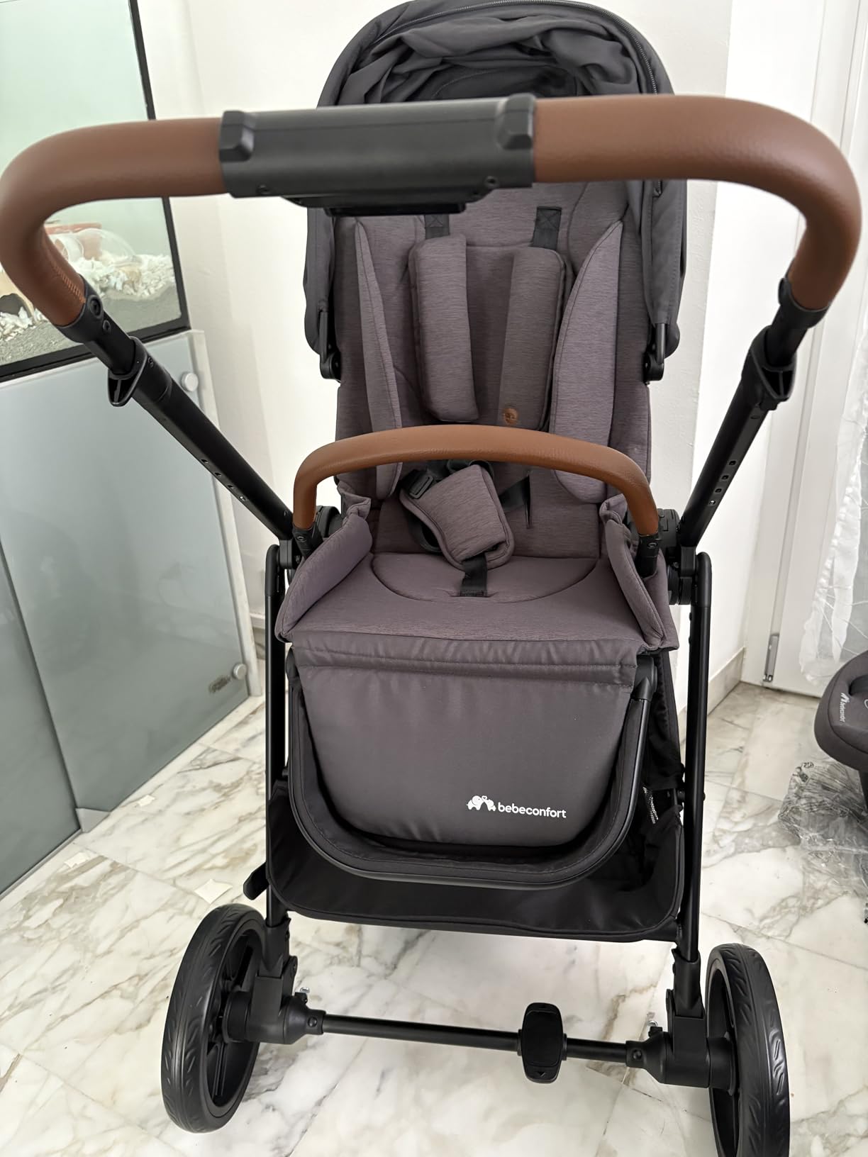 Bebé Confort Luvia Trio Passeggino 3 in 1 Mineral Graphite
