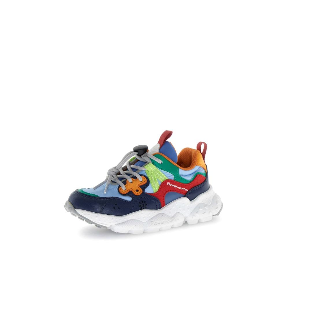 Flower Mountain Yamano 3 Junior sneakers navy-celeste-rosso