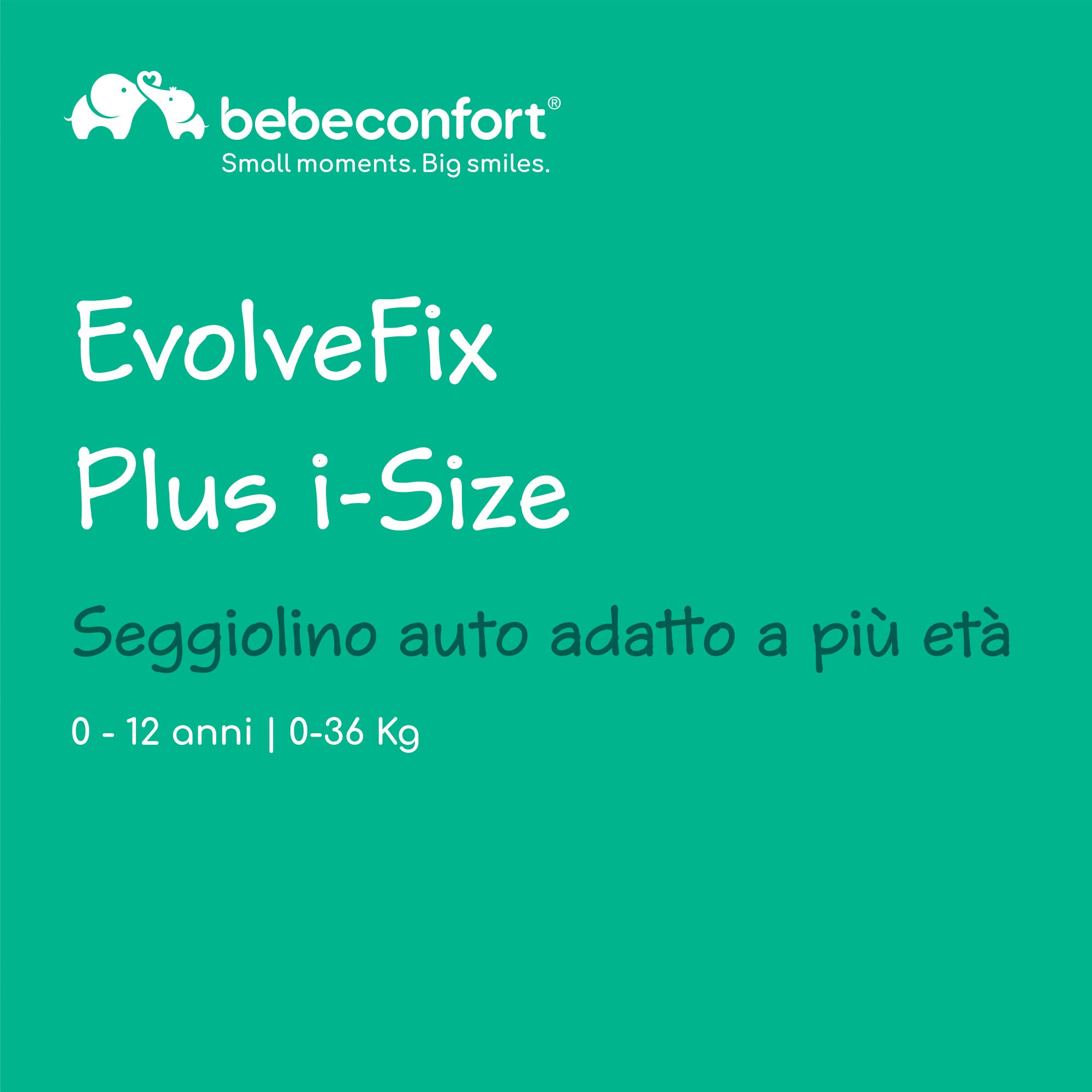 Bebé Confort EvolveFix Plus i-Size seggiolino auto Black Mist girevole