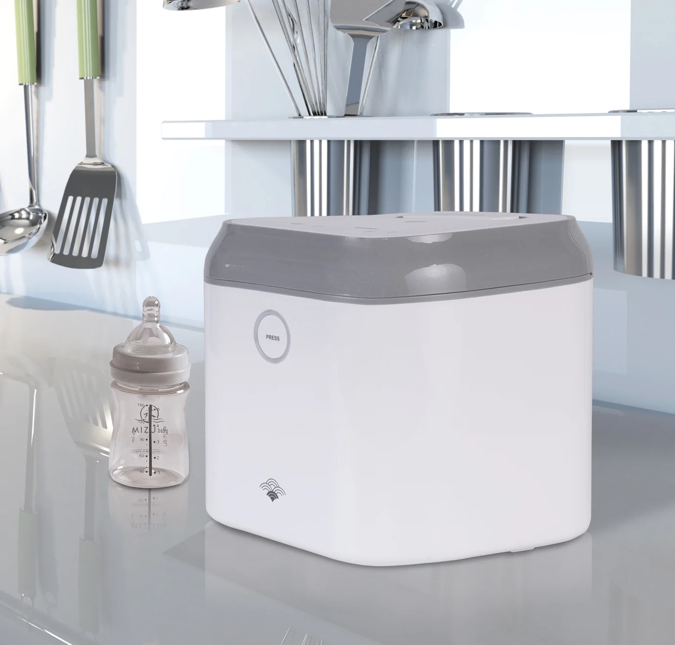 Mizu Baby Airi sterilizzatore UV 9 litri 6 biberon