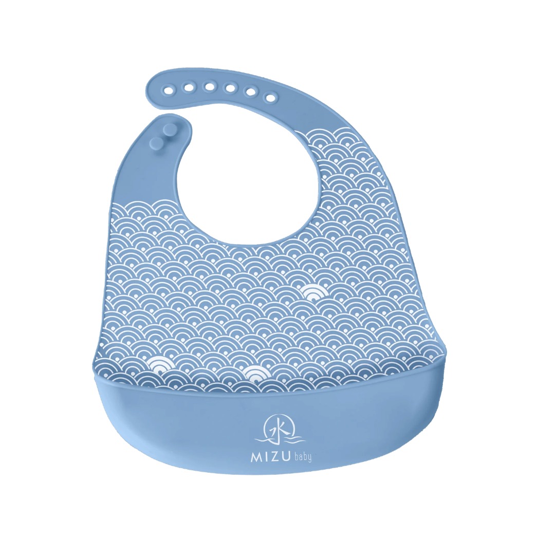 Mizu Baby Taiki bavaglino silicone con tasca regolabile