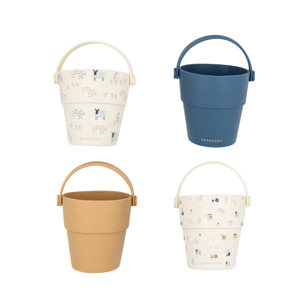 Bamboom Set Secchielli Forati silicone 4 pezzi acqua