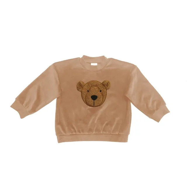 Wooly Organic Noos maglione ricamato bimbi cotone bio