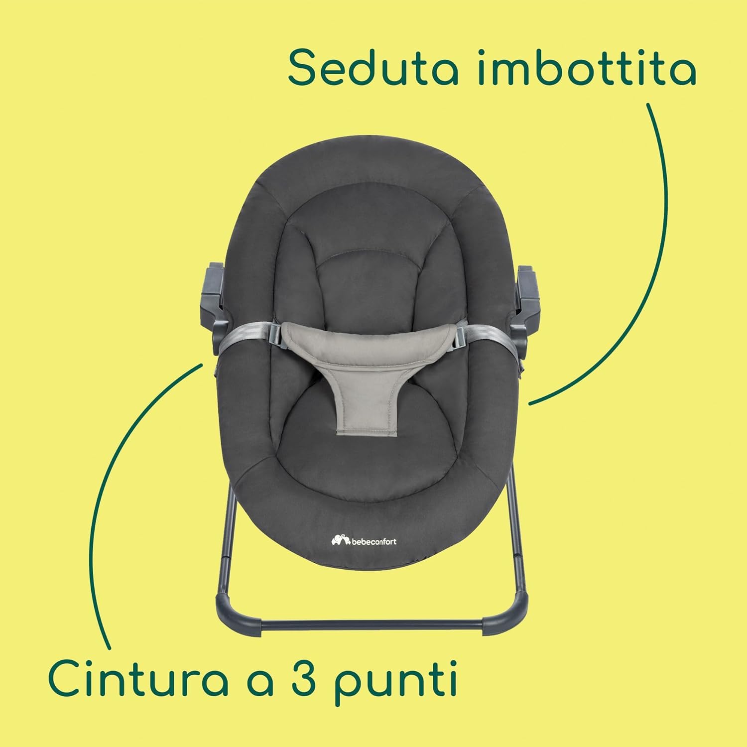 Bebé Confort Timba Baby 2 in 1 Sdraietta Tinted Graphite