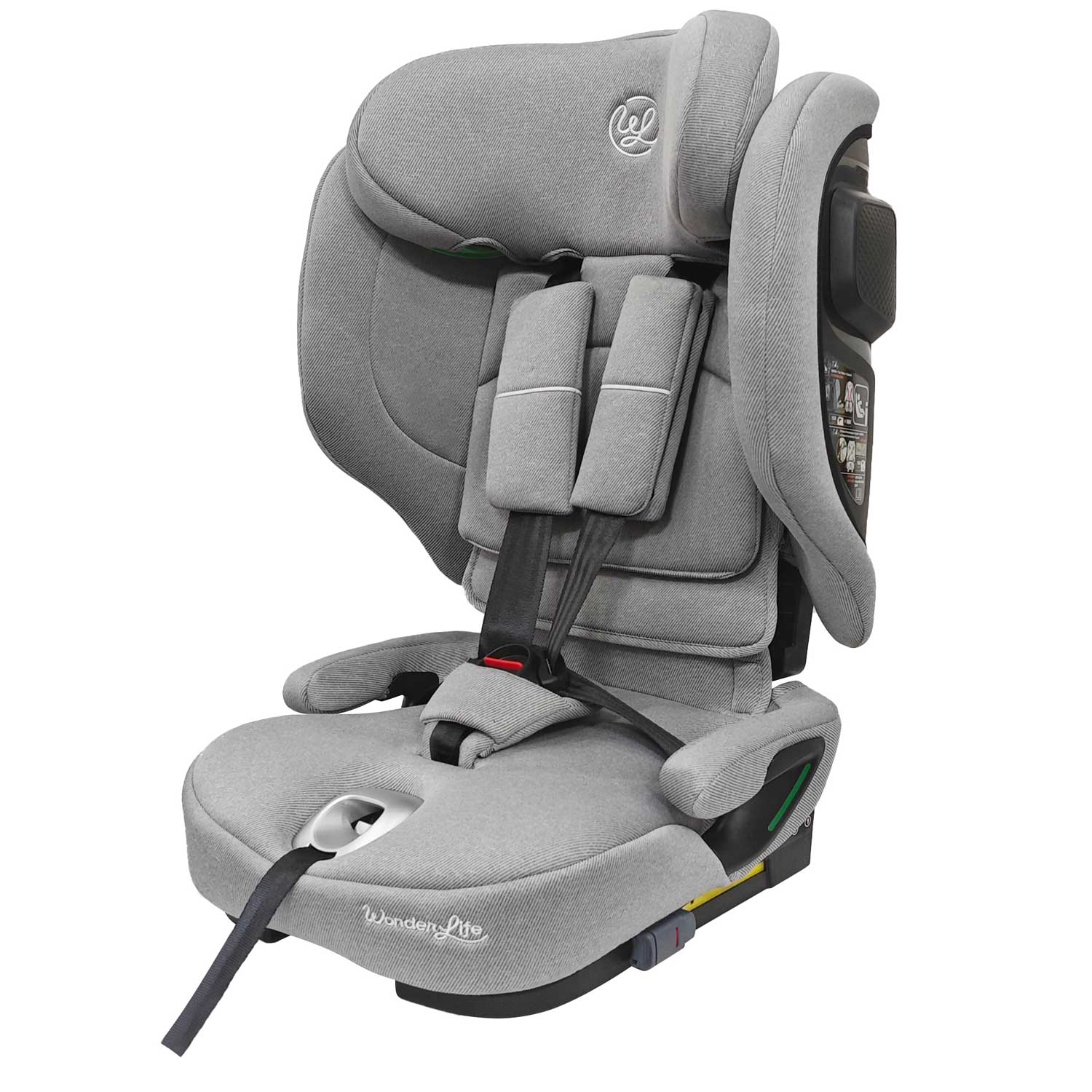 Wonderlife Tivoli Fix i-Size Seggiolino Auto Dark Grey 76-150 cm pieghevole