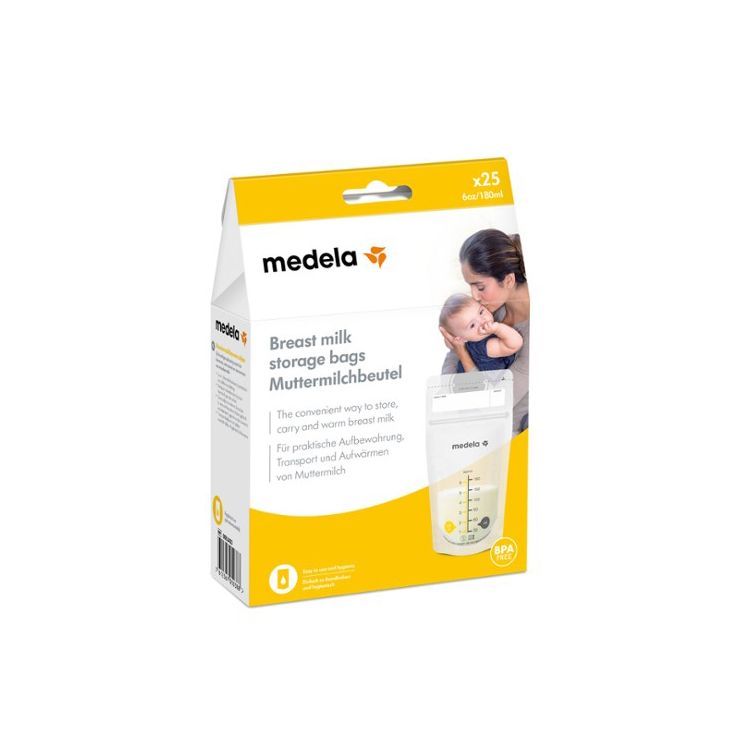 Medela Sacche Latte Materno conservazione 25 pezzi ermetiche