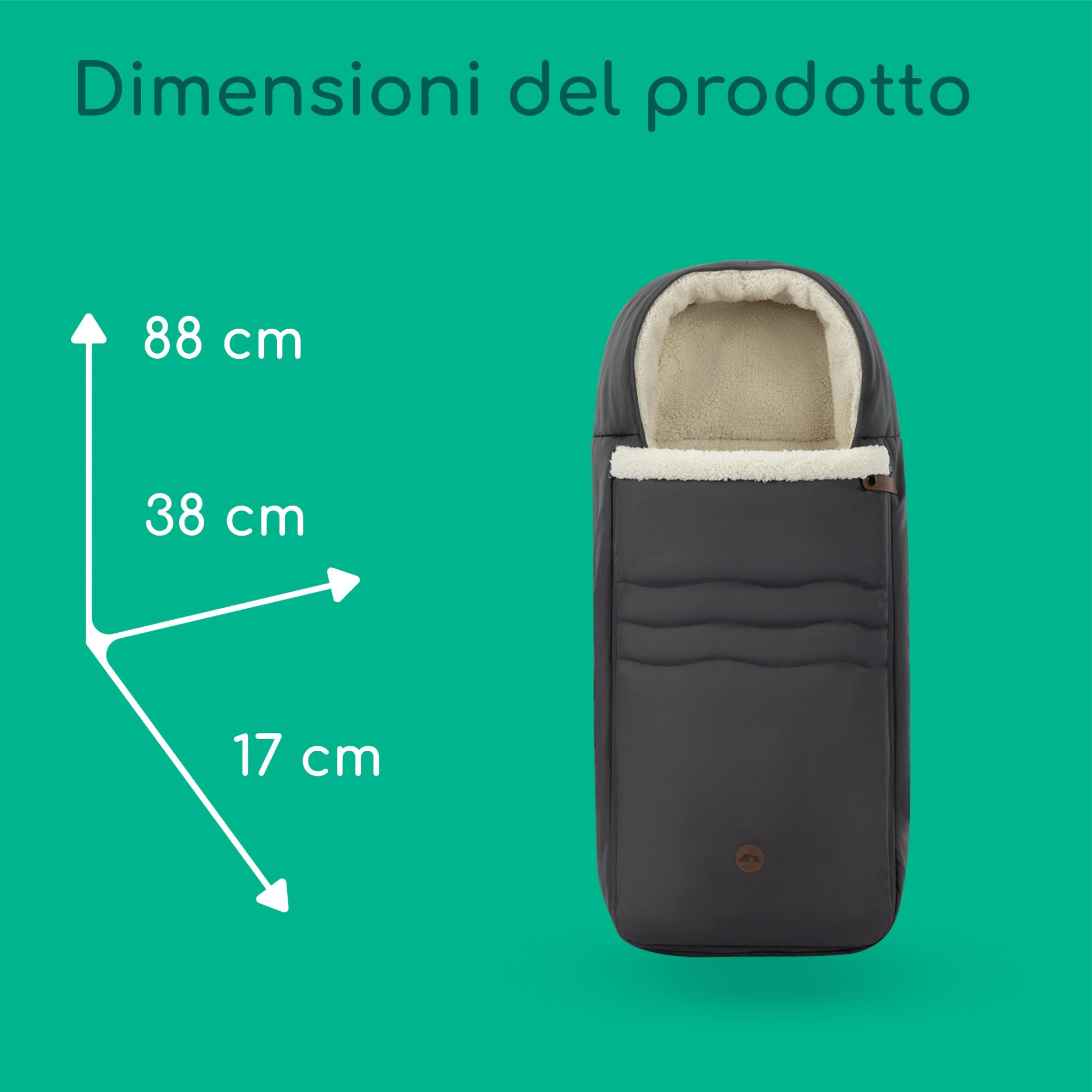 Bebé Confort sacco invernale universale Mineral Graphite