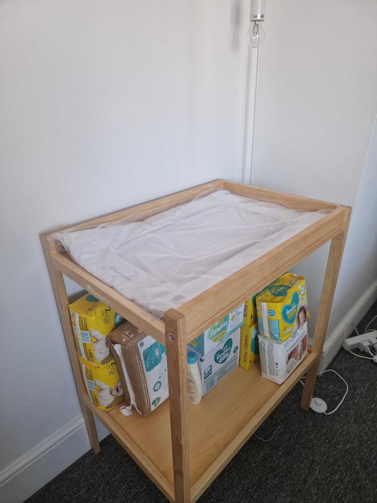 Bebé Confort Daisy fasciatoio legno naturale con materassino