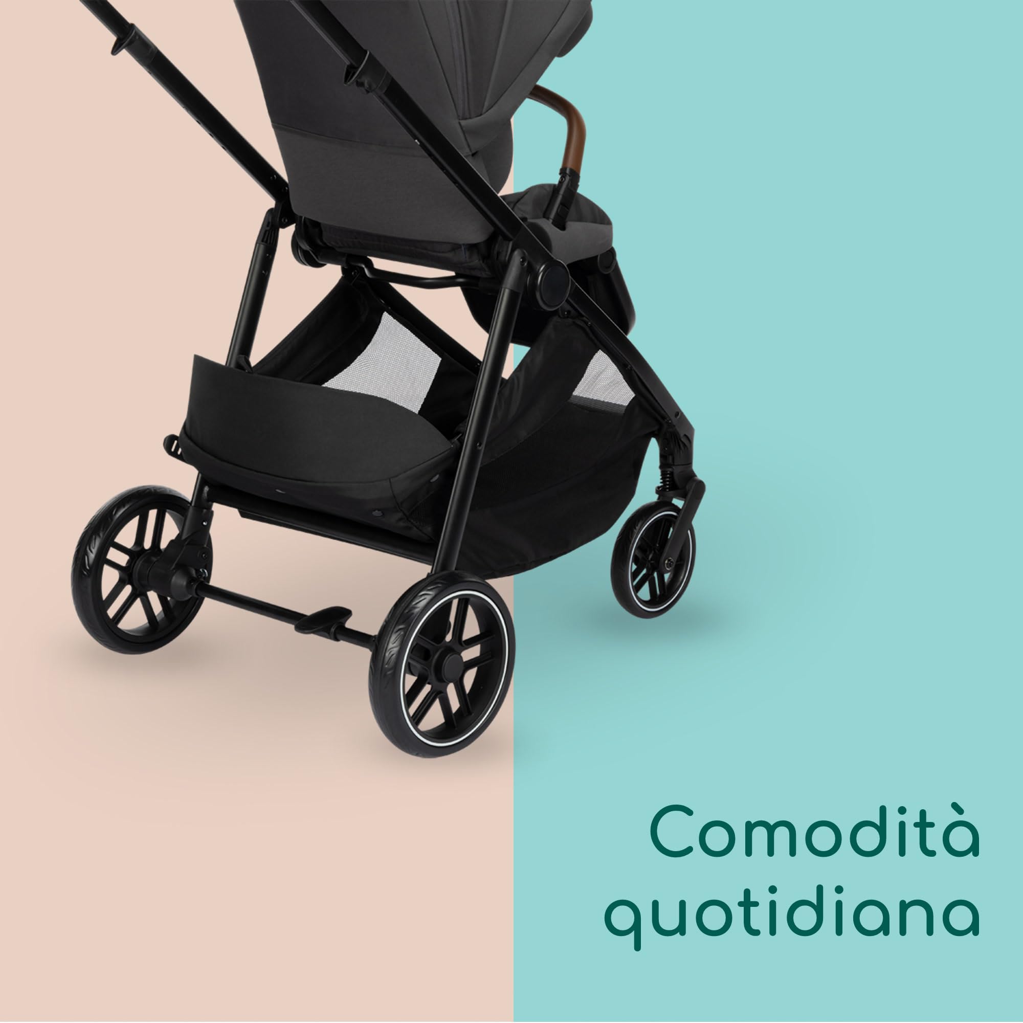Bebé Confort Luvia Trio Passeggino 3 in 1 Mineral Graphite