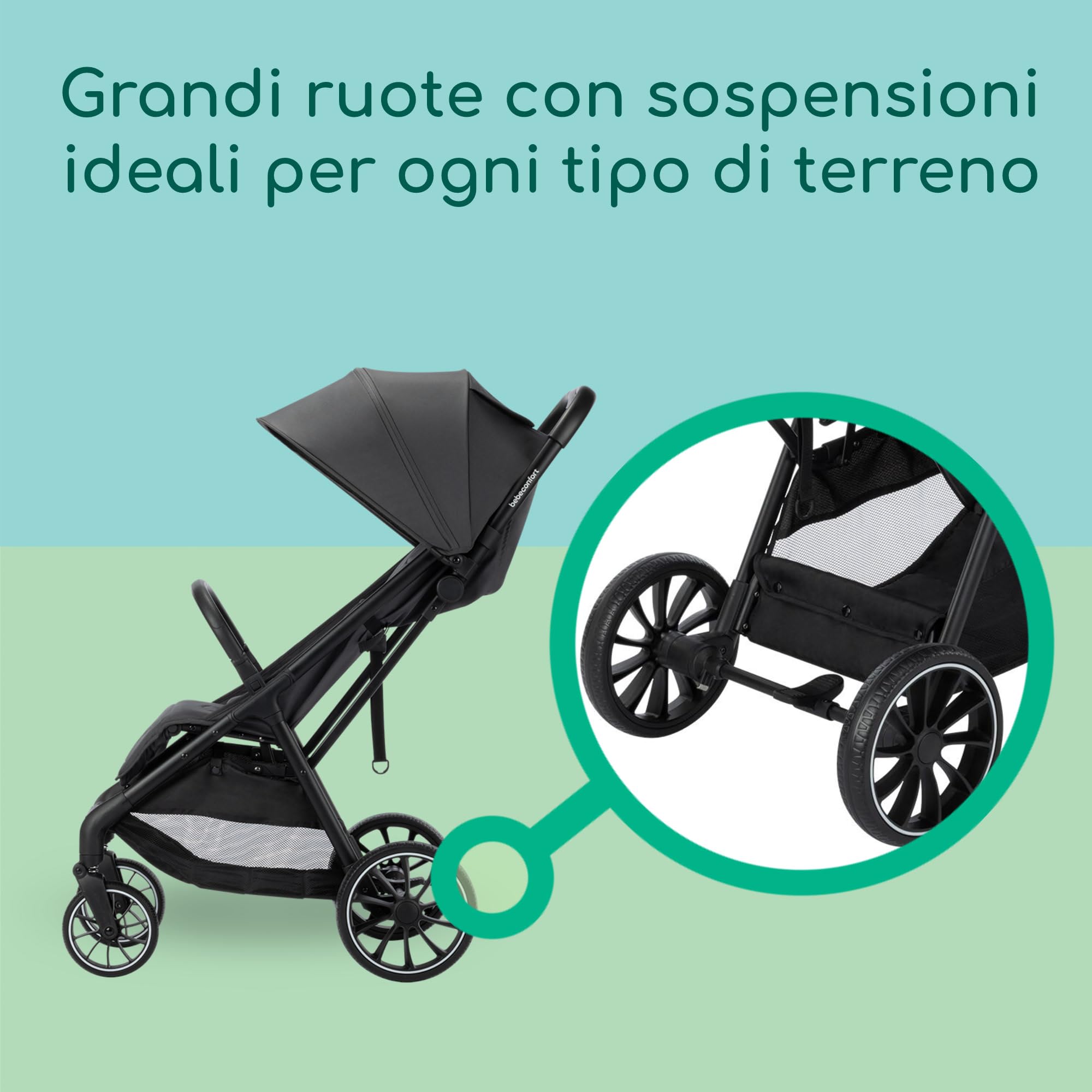 Bebé Confort Artic Passeggino Reclinabile Mineral Graphite 0-22 kg
