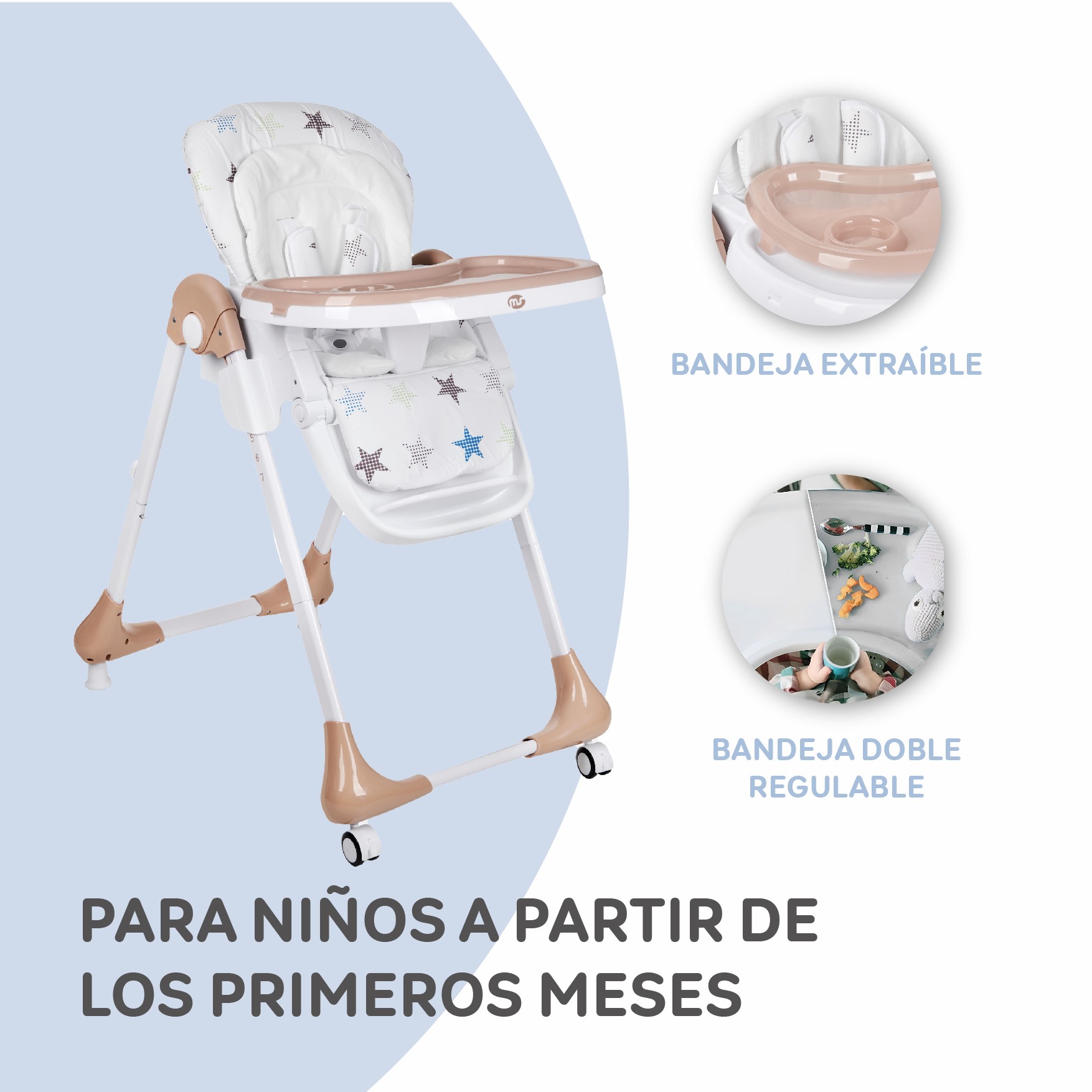 Innovaciones MS Tasty seggiolone reclinabile con riduttore