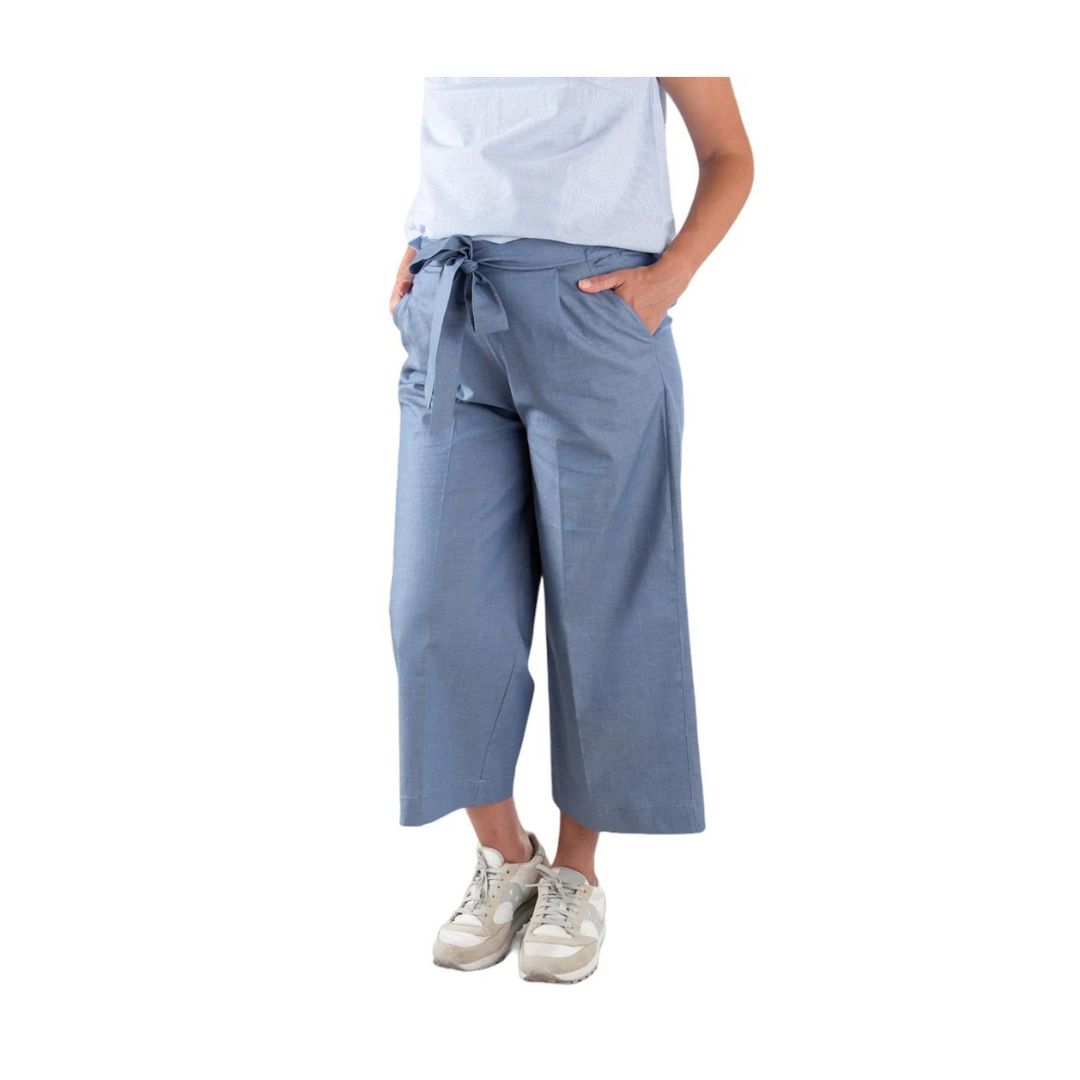 Premamy M8747/08 pantalone premaman palazzo jeans