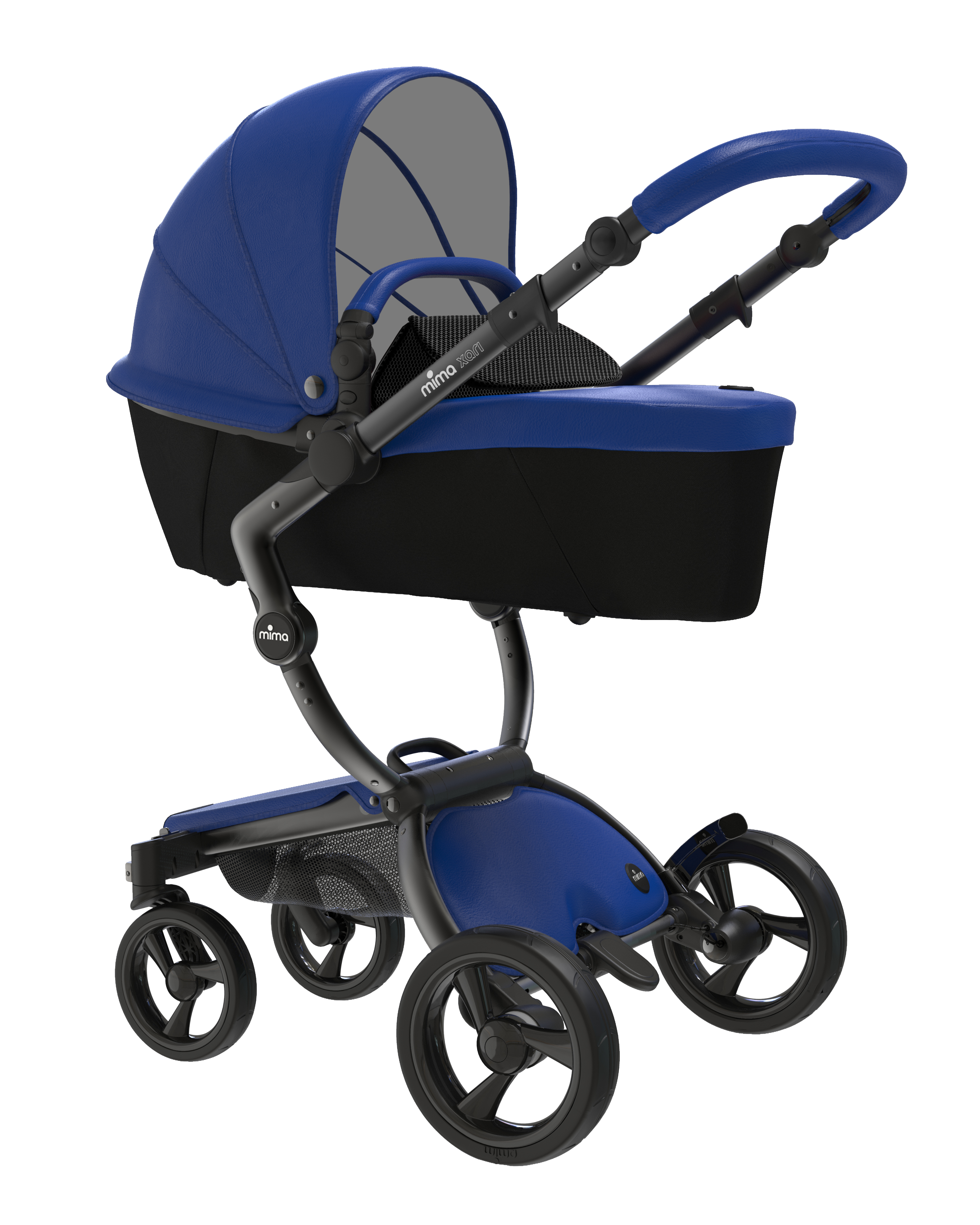 mima xari passeggino royal blue con coprigambe