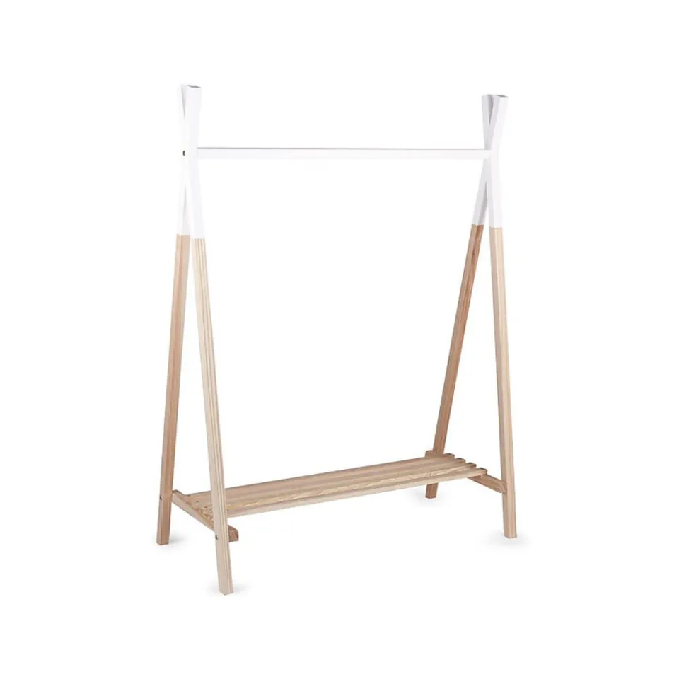 Childhome Tipi appendiabiti bambini legno faggio bianco