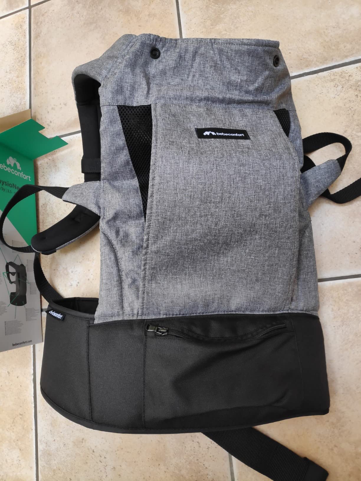 Bebé Confort PhysioNest Marsupio Ergonomico Grey Mist 0-36 mesi