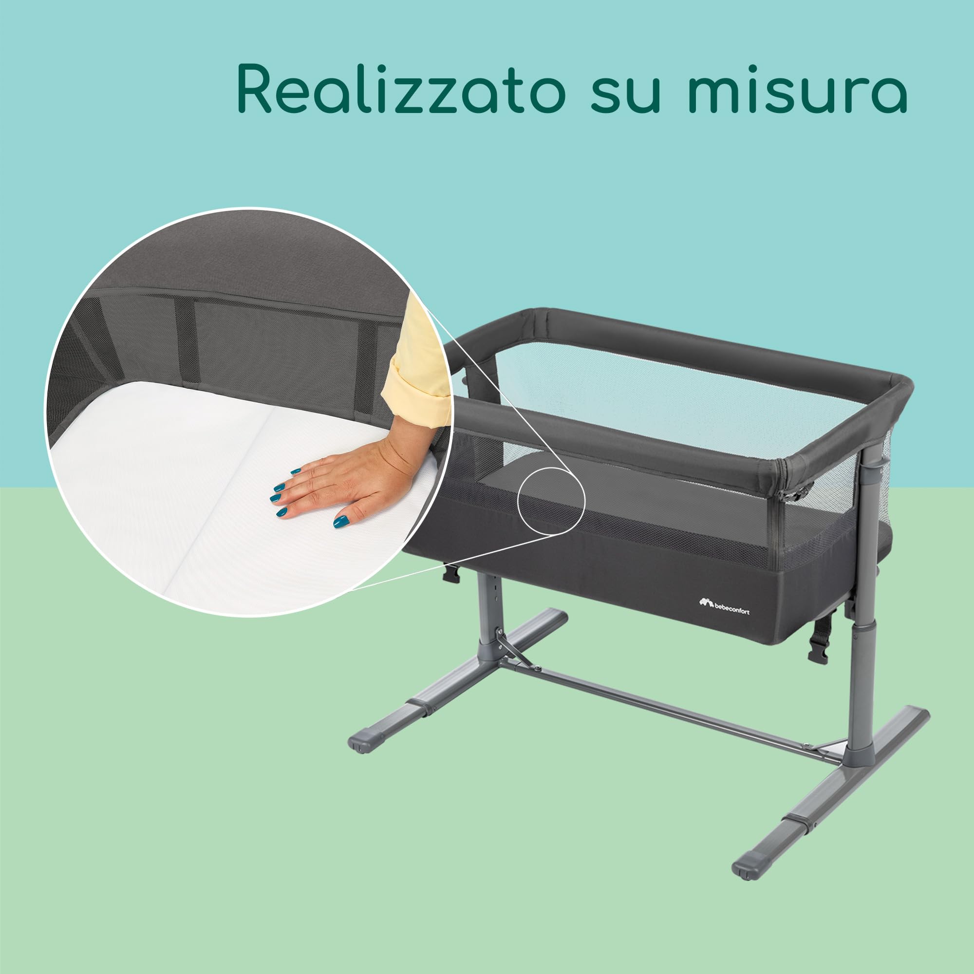 Bébé Confort Lenzuola Culla Cotone Bianche 2 Pezzi 83x50