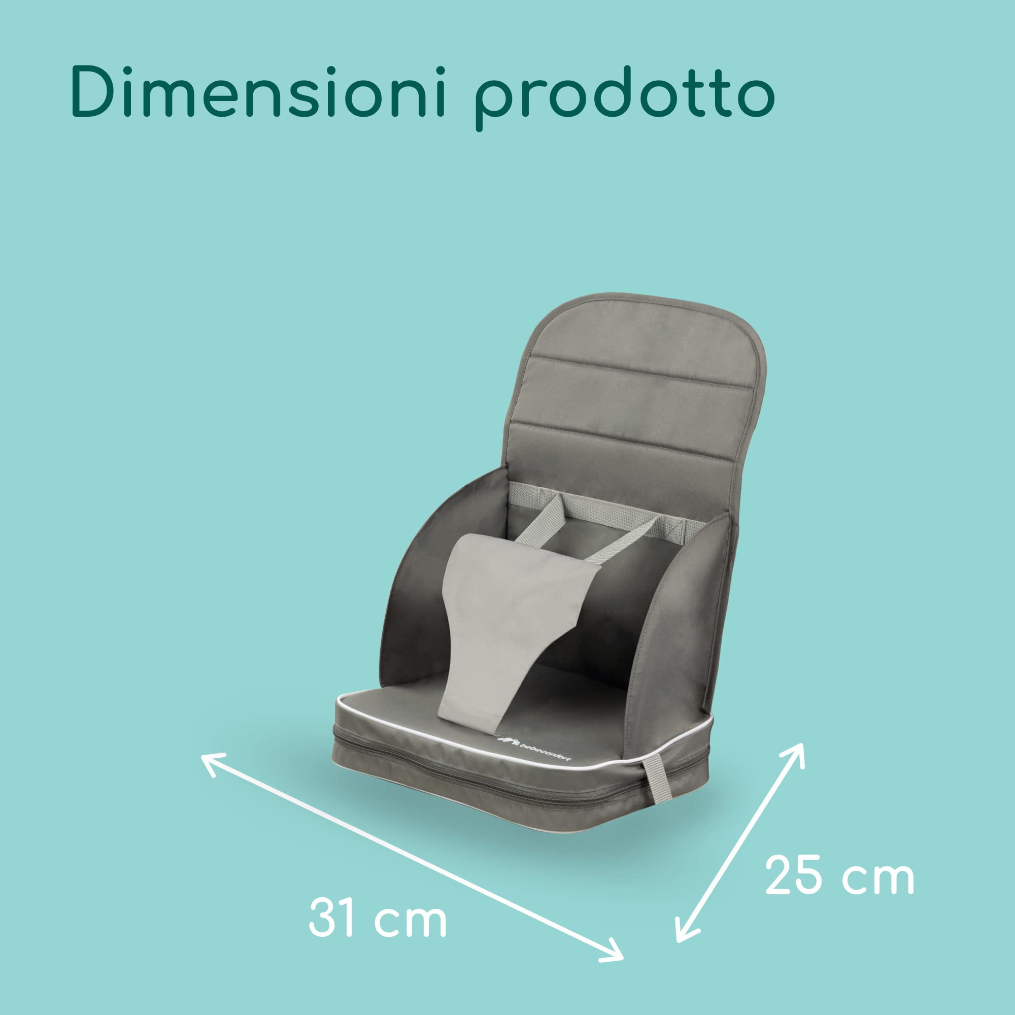 Bebé Confort Travel Booster rialzo sedia Grey Mist pieghevole