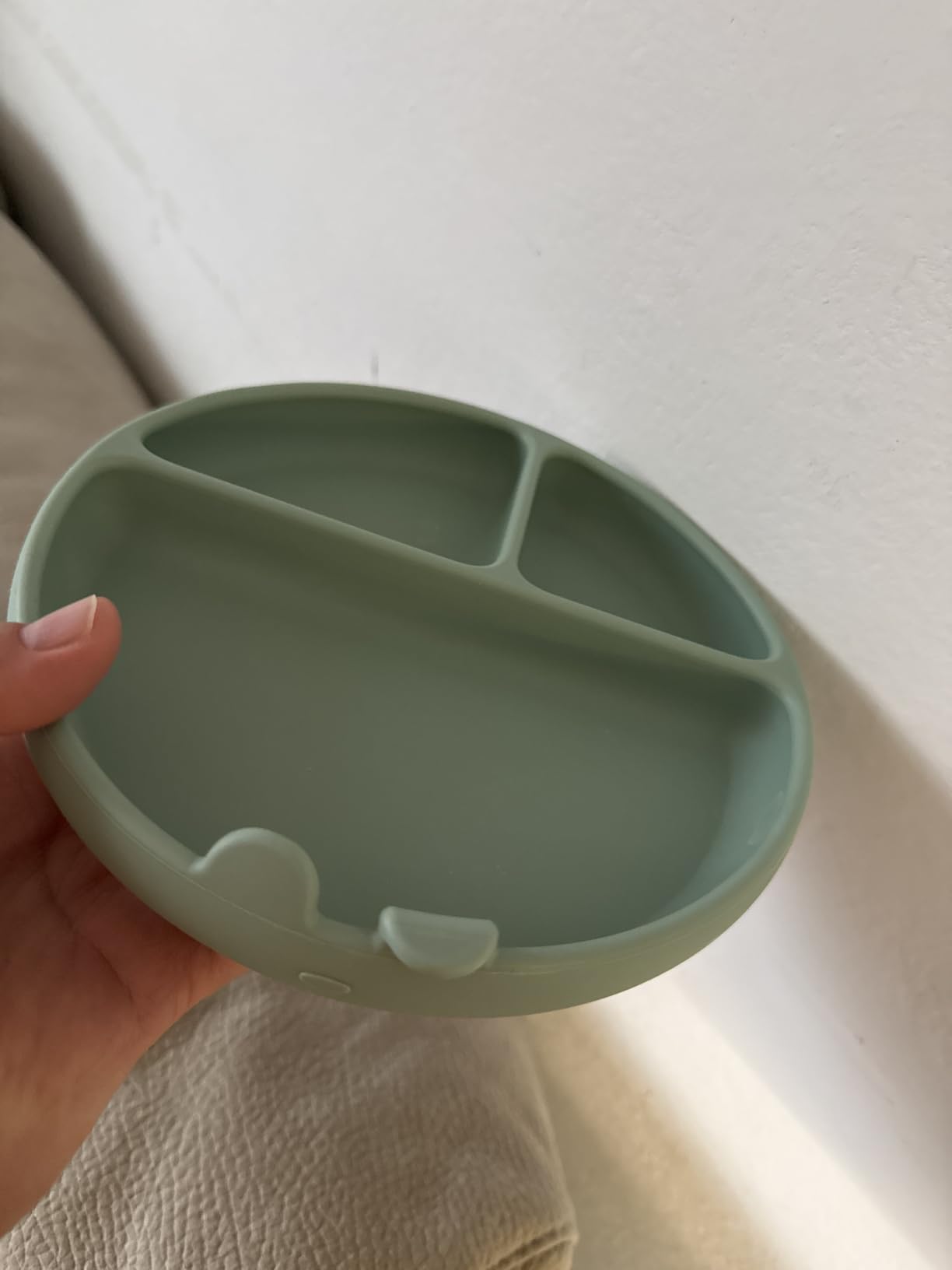 Jané Piatto BLW Silicone con Ventosa Sand con scomparti