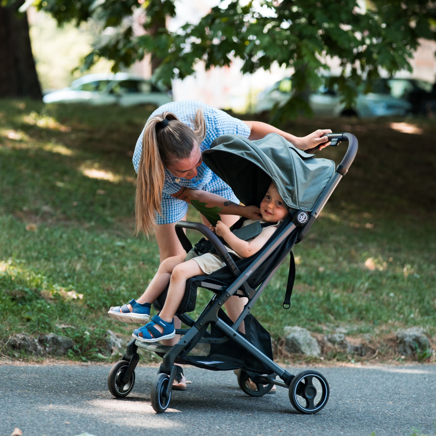 Wonderlife Sirio passeggino leggero ultracompatto nero