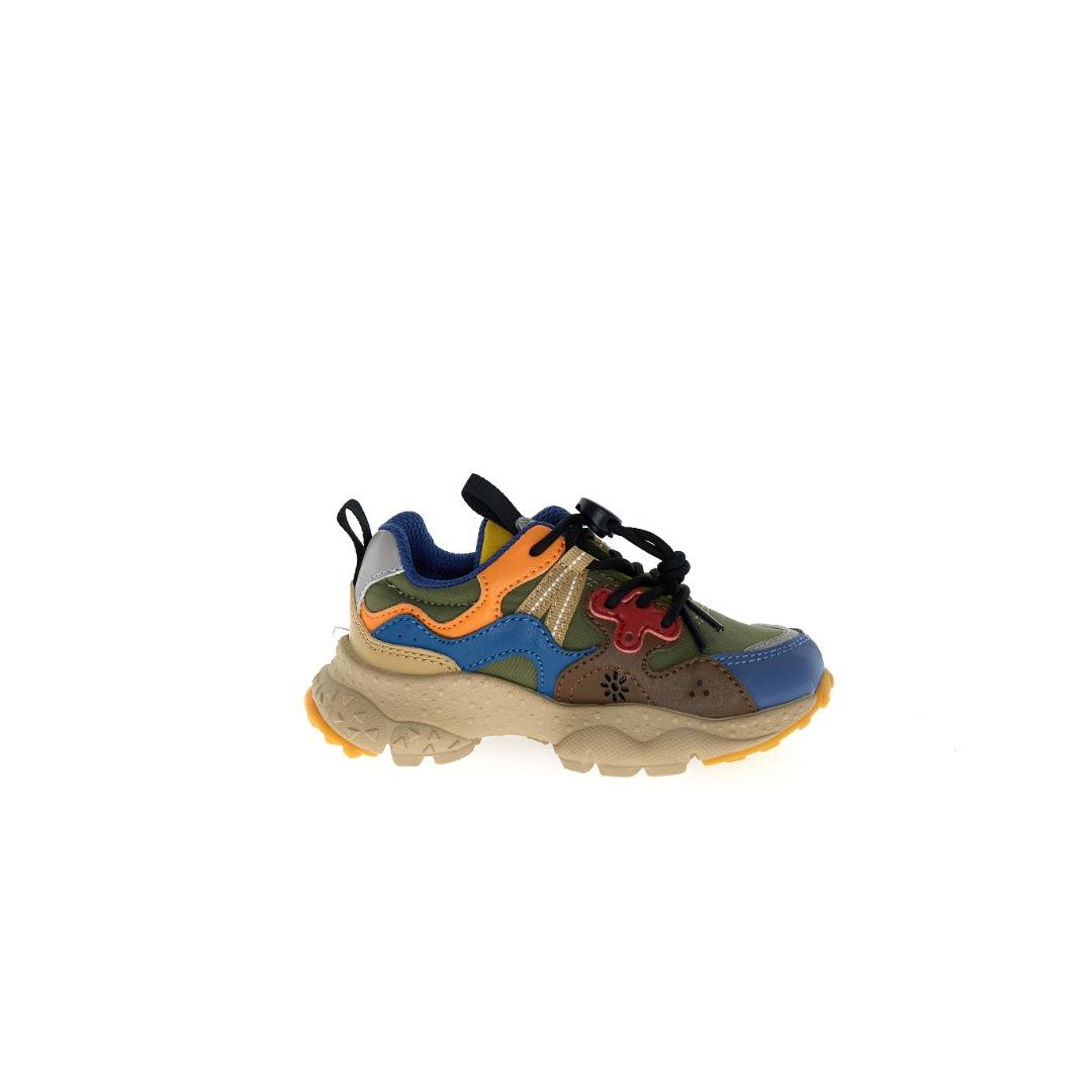 Flower Mountain Yamano 3 Junior sneakers bimbo blu olive
