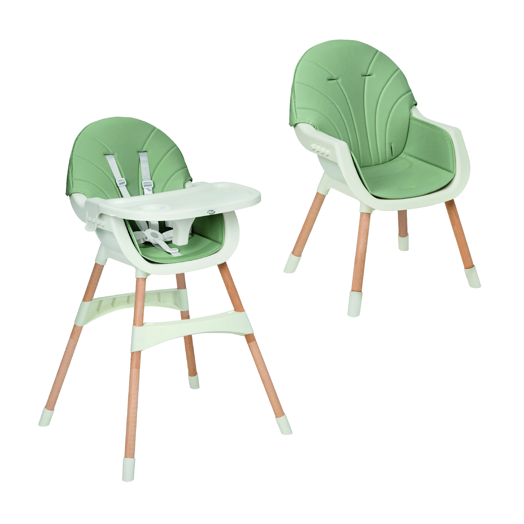 Innovaciones MS Mika Seggiolone Pappa 2 in 1 Regolabile