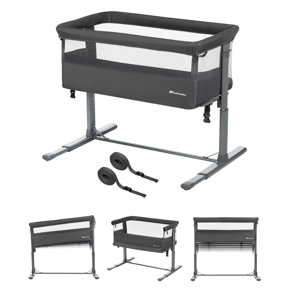 Bebé Confort Zina culla fianco letto Mineral Graphite co-sleeping