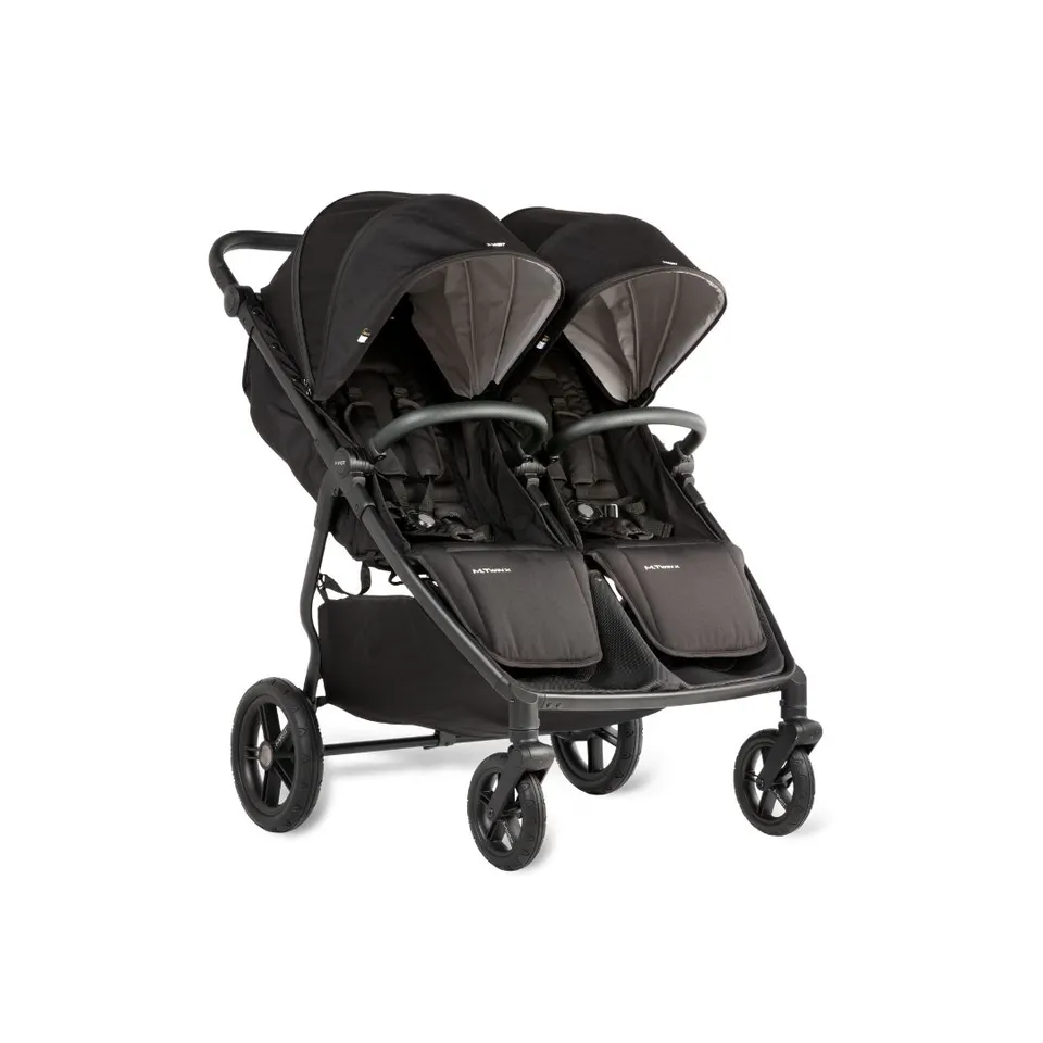 Mast Twin X2 passeggino gemellare ruote Lightweight chiusura compatta
