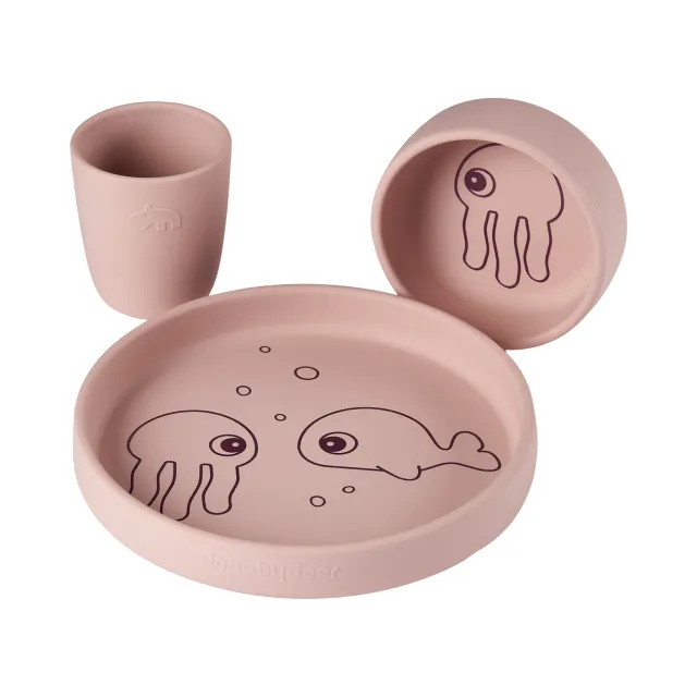 Done by Deer set pappa silicone 3 pezzi antiscivolo