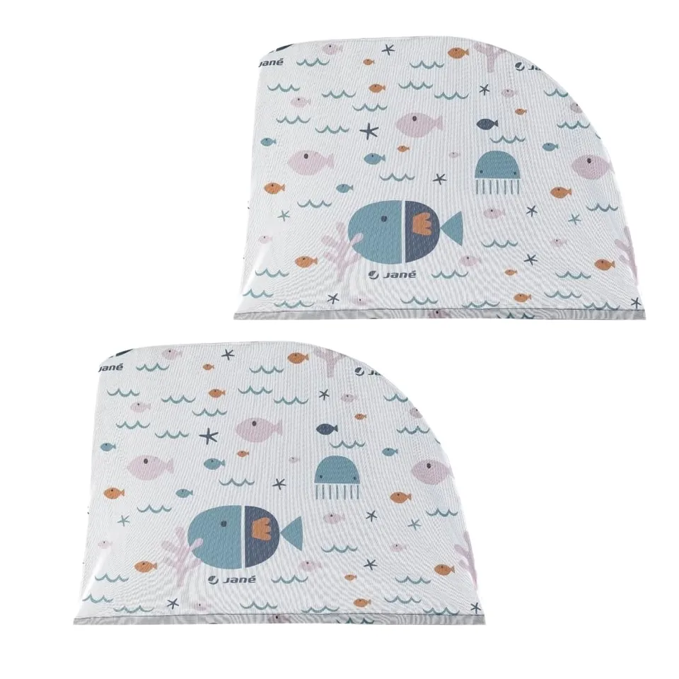 Jané Parasole Auto Finestrino L Blu Set 2 Pezzi UV30+