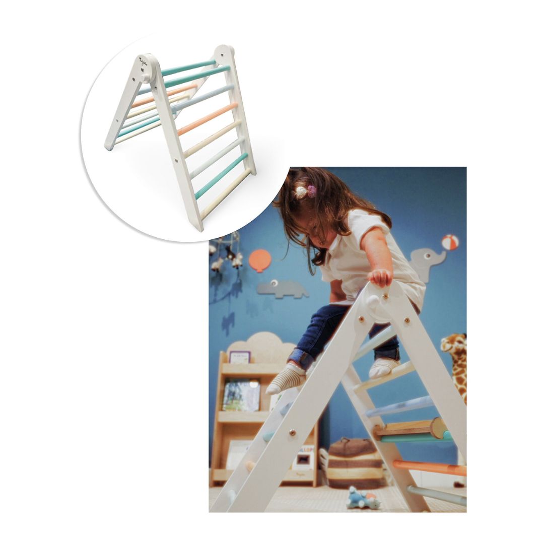 Family Nation Pikler Rainbow triangolo arrampicata 75 cm