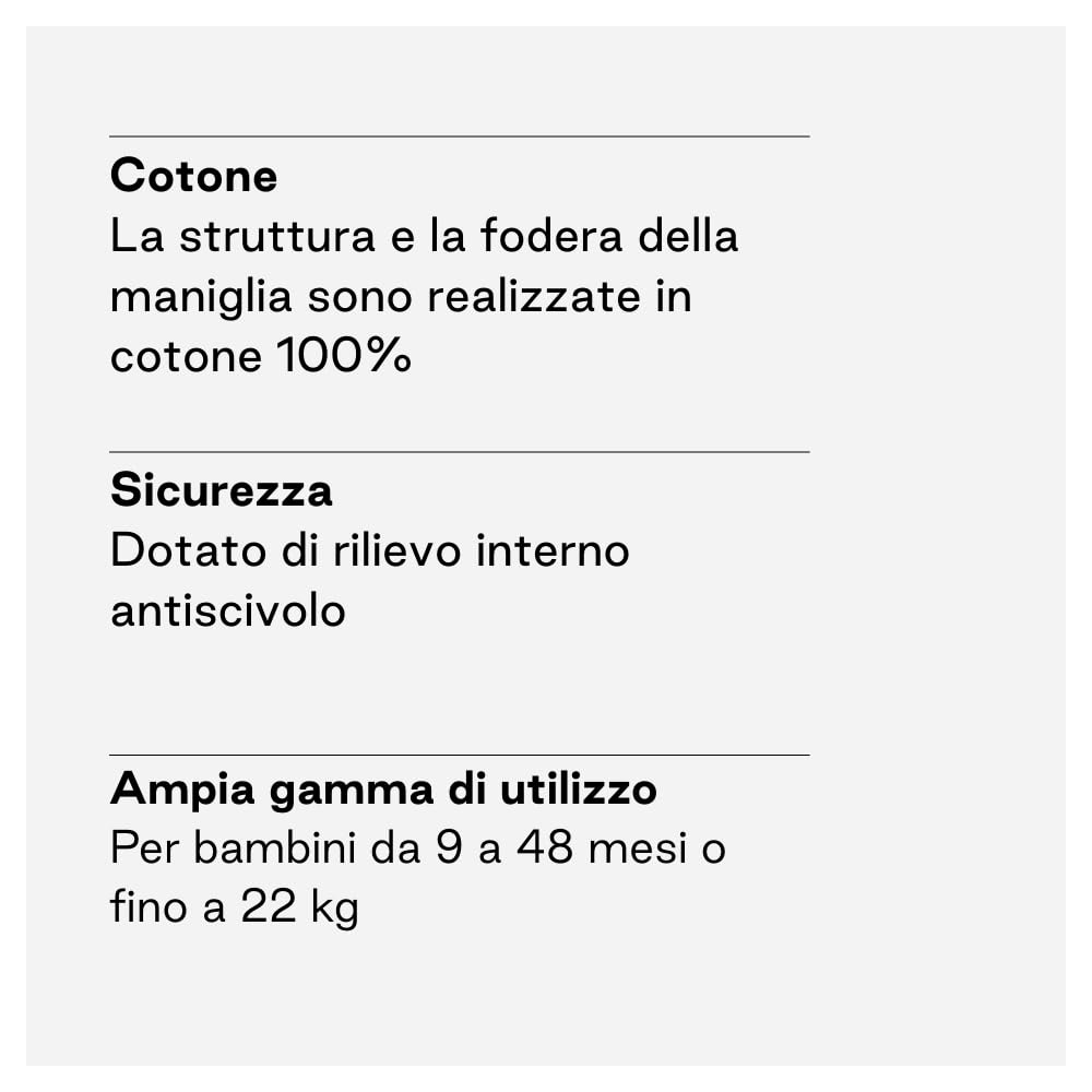 Jané Catch Fascia Portabebè Fianco Sesame Cotone